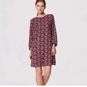 Ann Taylor LOFT dress shadow floral shift dress